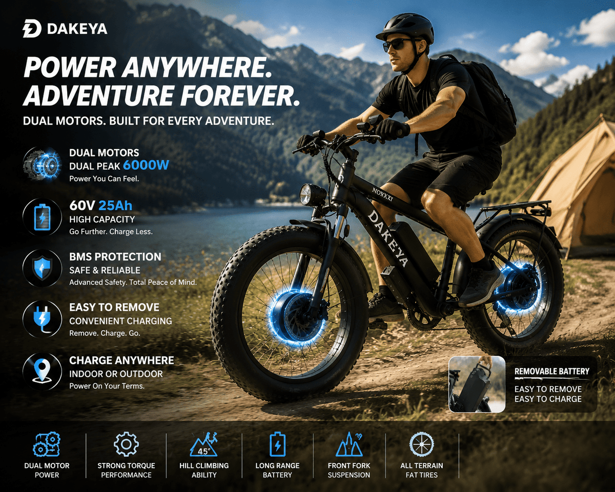 Dakeya NOVA X1 Field Test: 5 Gears, 6000W Peak, Real MPH at Every Speed - Dakeyabike
