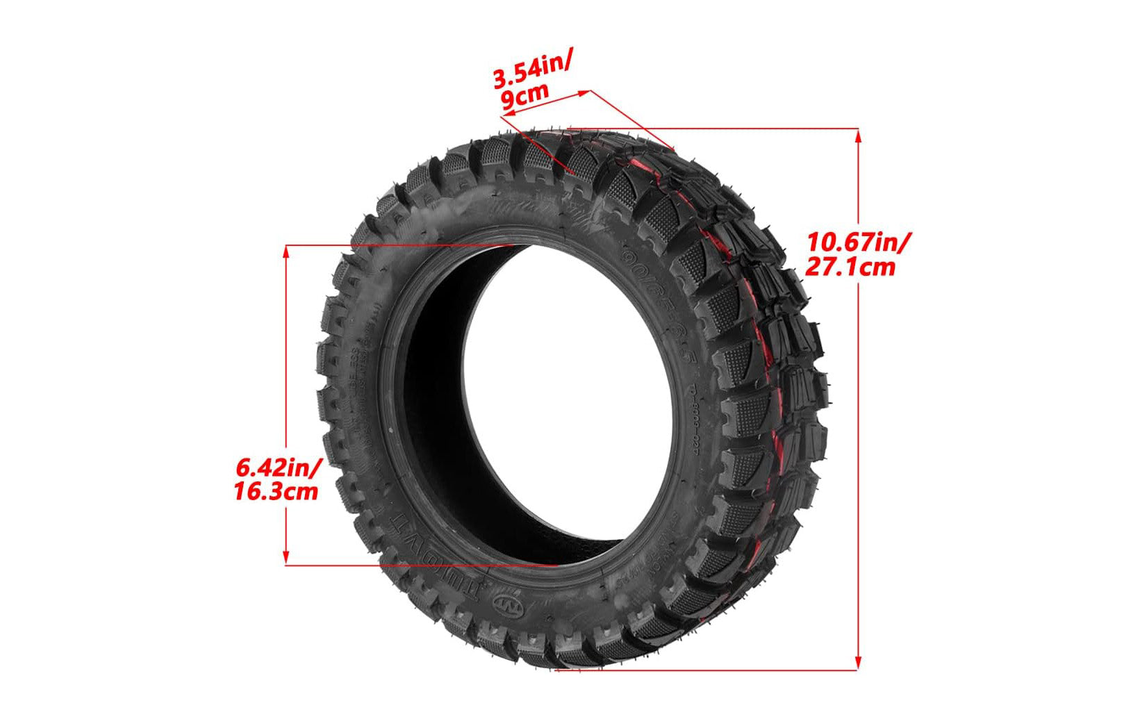 Electric Scooter Refitted 11-inch Tubeless Tire 90/65-6.5 Thick Road Tire