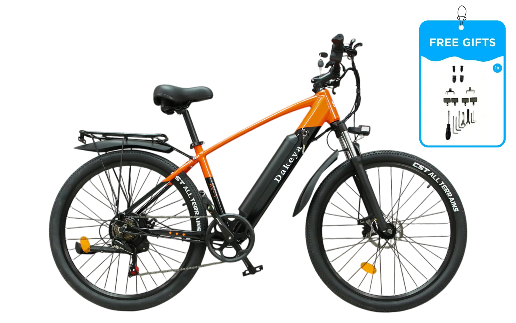 Dakeya KE-1 Electric Bike – 750W Motor | 30 MPH, 35 Mile Range