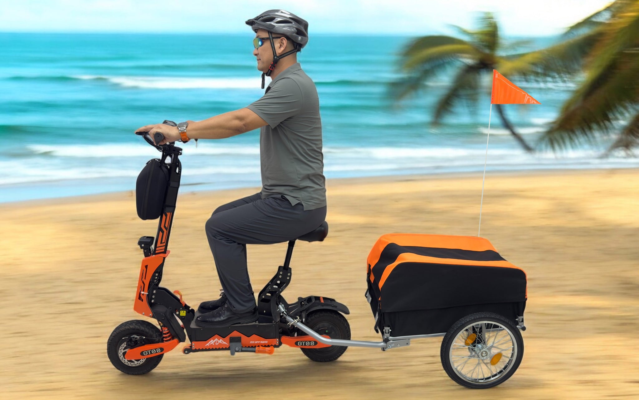 Bike & Scooter Mini Cargo Trailer