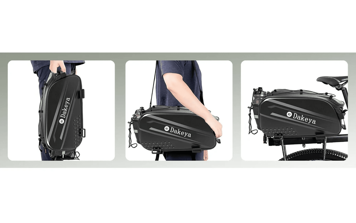 Dakeya 10L Hard Shell Rear Rack Bag - Waterproof Bike & Ebike Trunk - Accessories/Parts - Dakeyabike