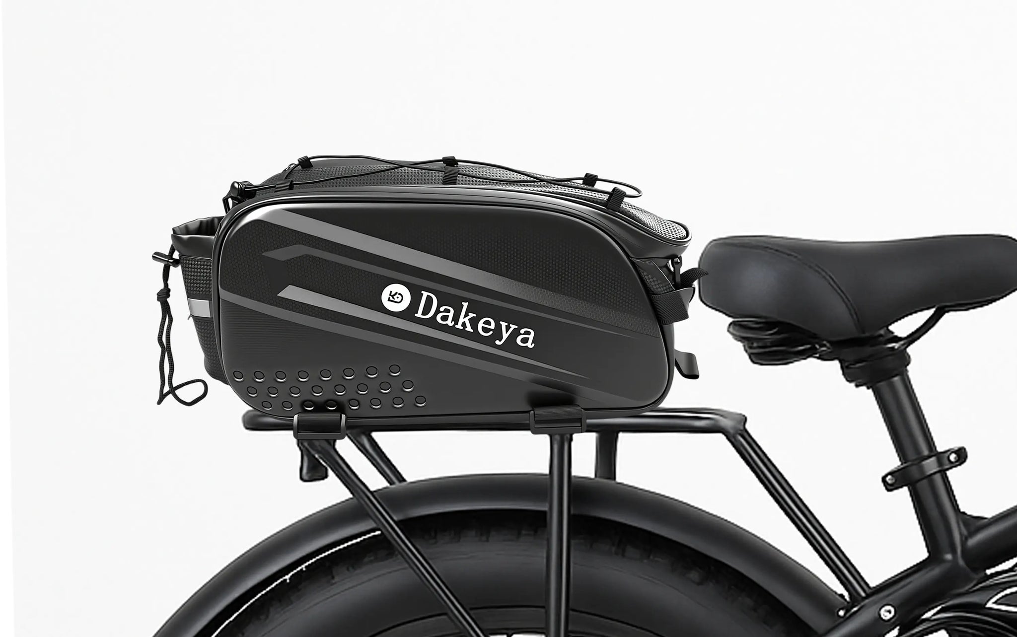 Dakeya 10L Hard Shell Rear Rack Bag - Waterproof Bike & Ebike Trunk