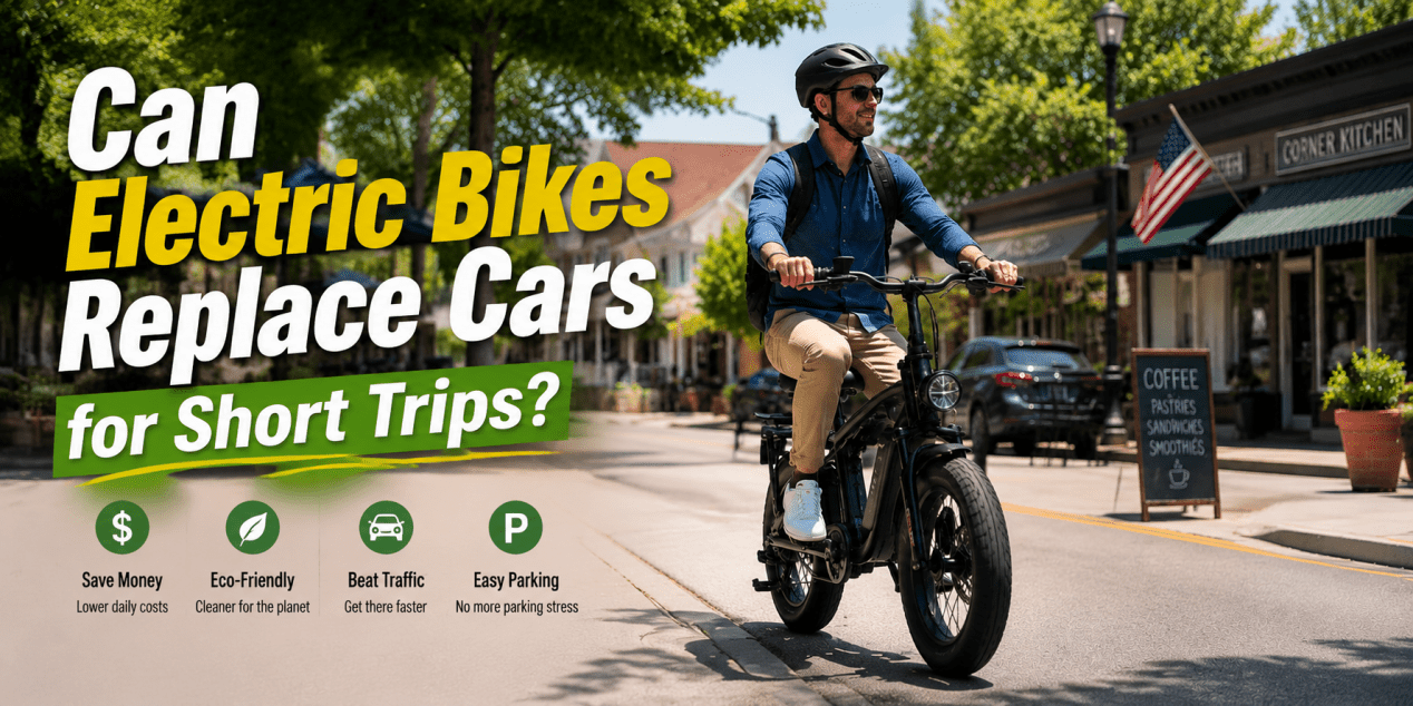 Can Electric Bikes Replace Cars for Short Trips? A Complete Guide for American Riders - Dakeyabike