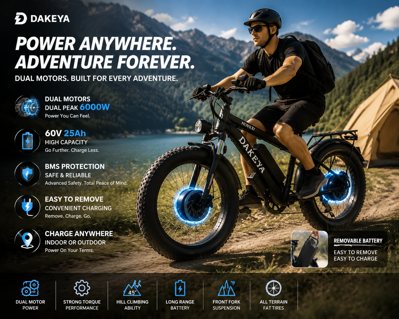 Dakeya NOVA X1 Field Test: 5 Gears, 6000W Peak, Real MPH at Every Speed
