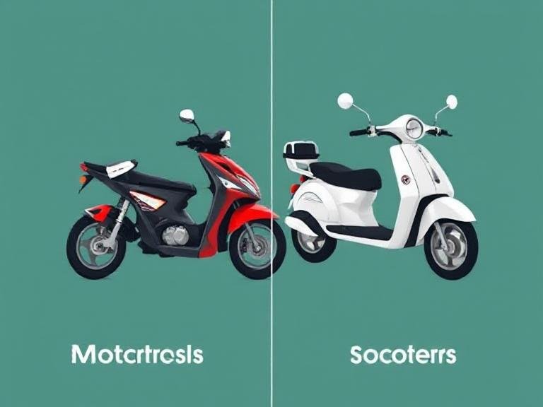 5 Differences Between Motorcycles and Scooters - Dakeyabike