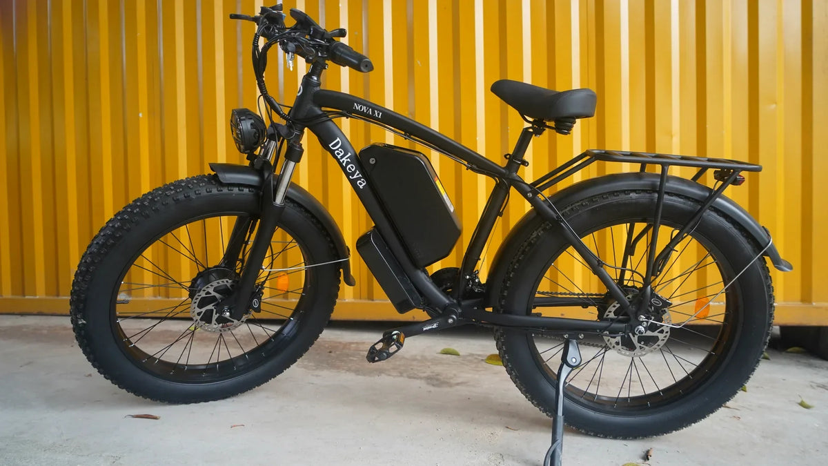 Dakeya NOVA X1 fat-tire e-bike fully assembled for a post-delivery inspection