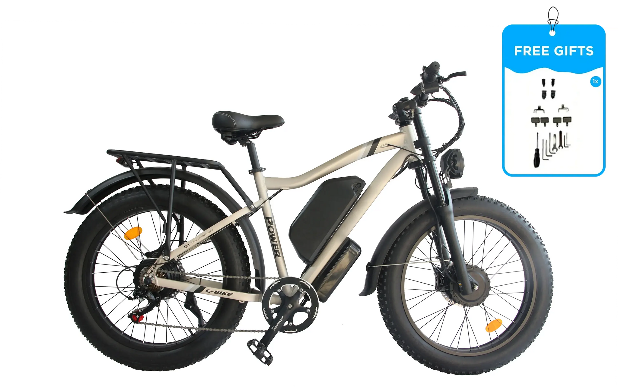 Dakeya MX500 – 4000W Dual Motor Fat Tire Electric Bike | 40 MPH