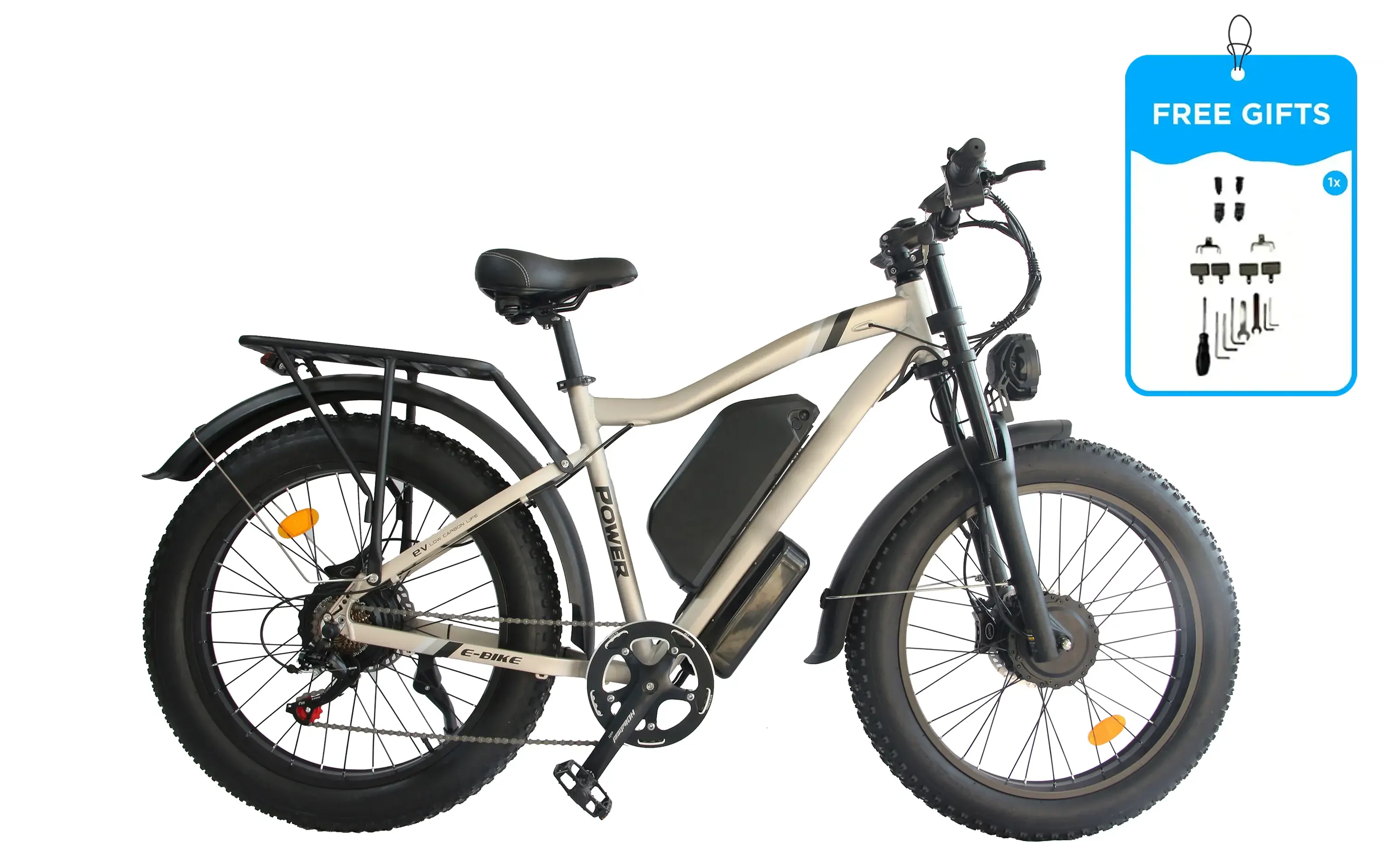 Dakeya MX500 – 4000W Dual Motor Fat Tire Electric Bike | 40 MPH