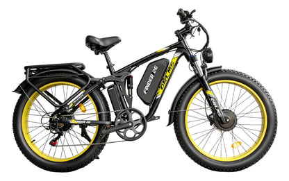 Finder 26 Fat Tire Electric Bike – Dual 5000W Motors | 45 MPH, 65-75 Mile Range