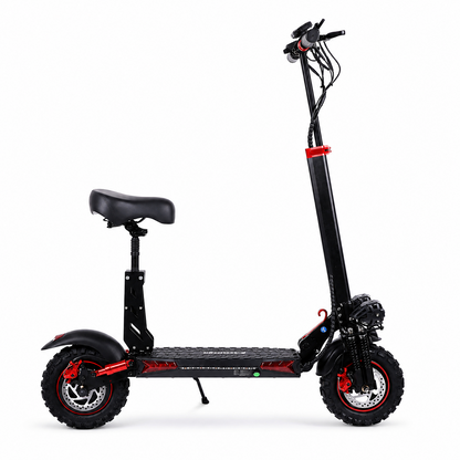 J11 Electric Scooter 1200W Foldable Off-Road eScooter, 48V 18Ah, 33 MPH, 37-Mile Range