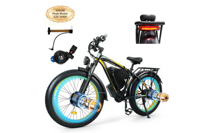3000W Dakeya E-bike in sky blue color
