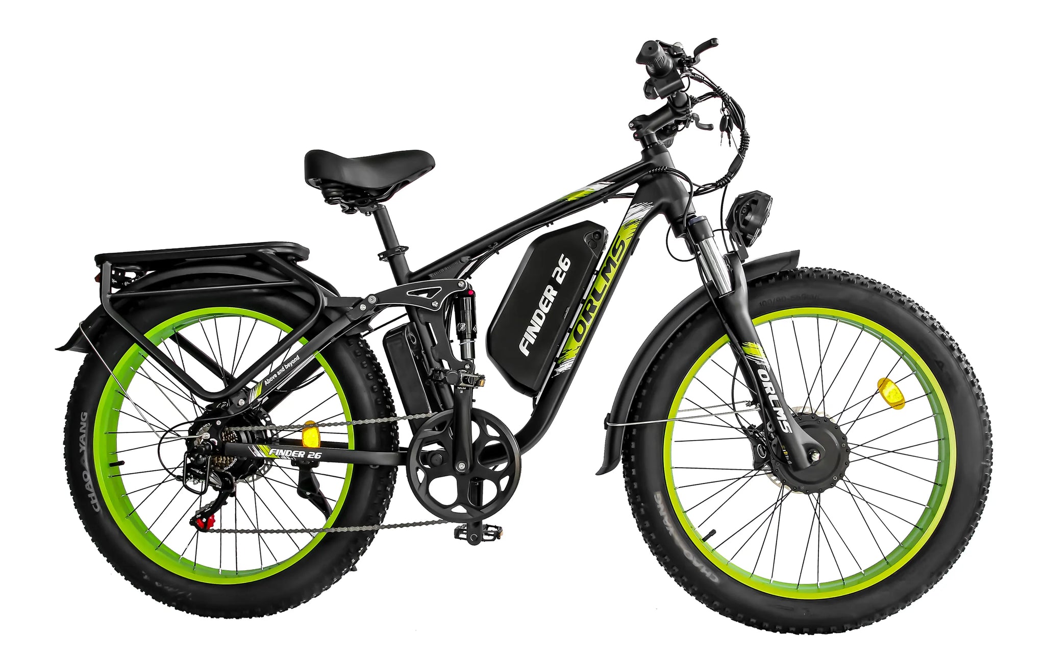 Finder 26 Fat Tire Electric Bike – Dual 5000W Motors | 45 MPH, 65-75 Mile Range