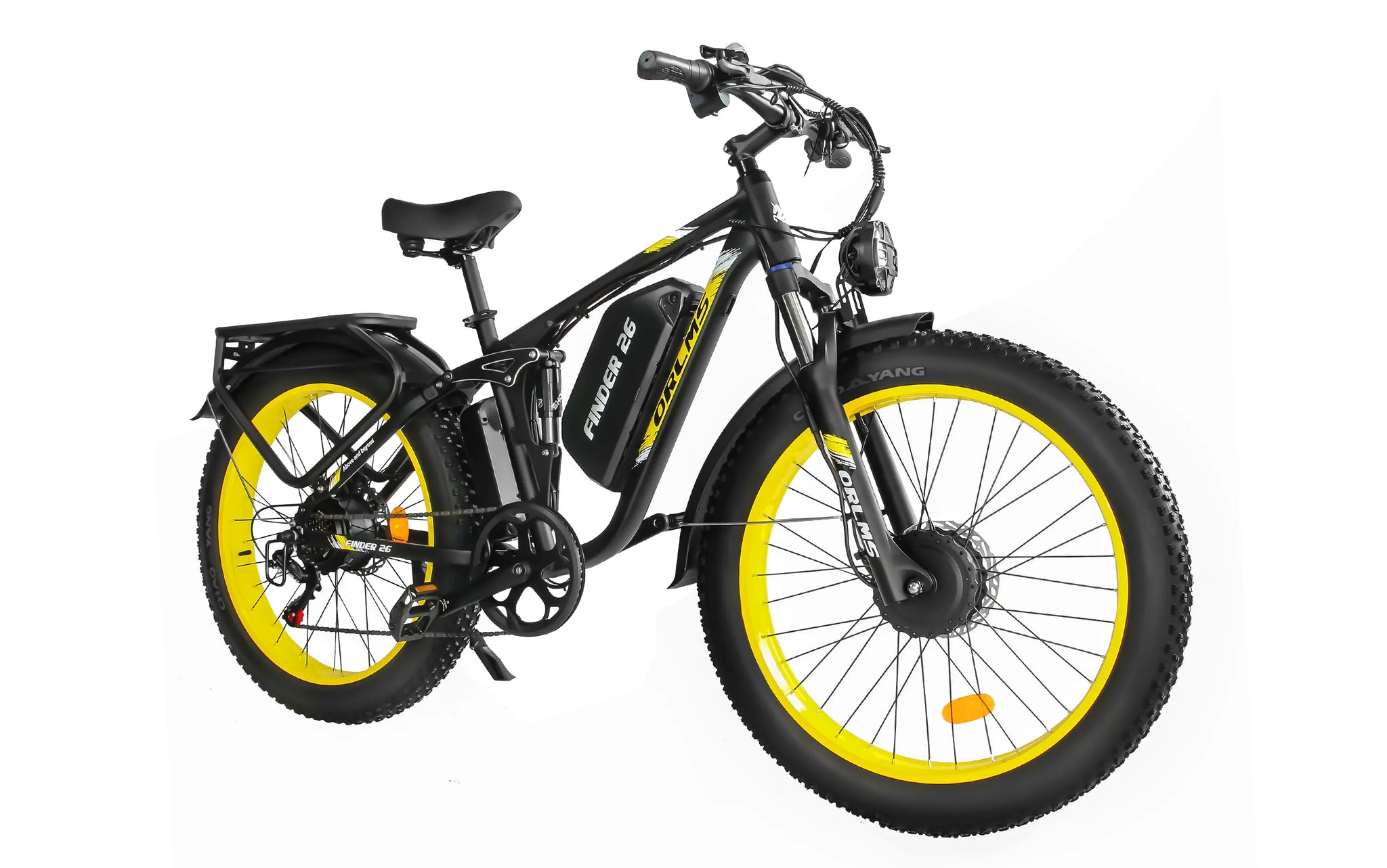 Finder 26 Fat Tire Electric Bike – Dual 5000W Motors | 45 MPH, 65-75 Mile Range