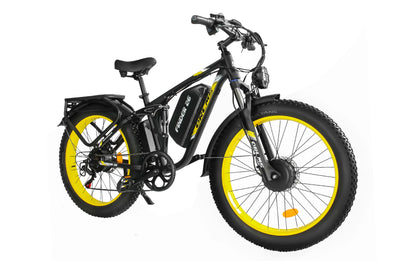 Finder 26 Fat Tire Electric Bike – Dual 5000W Motors | 45 MPH, 65-75 Mile Range