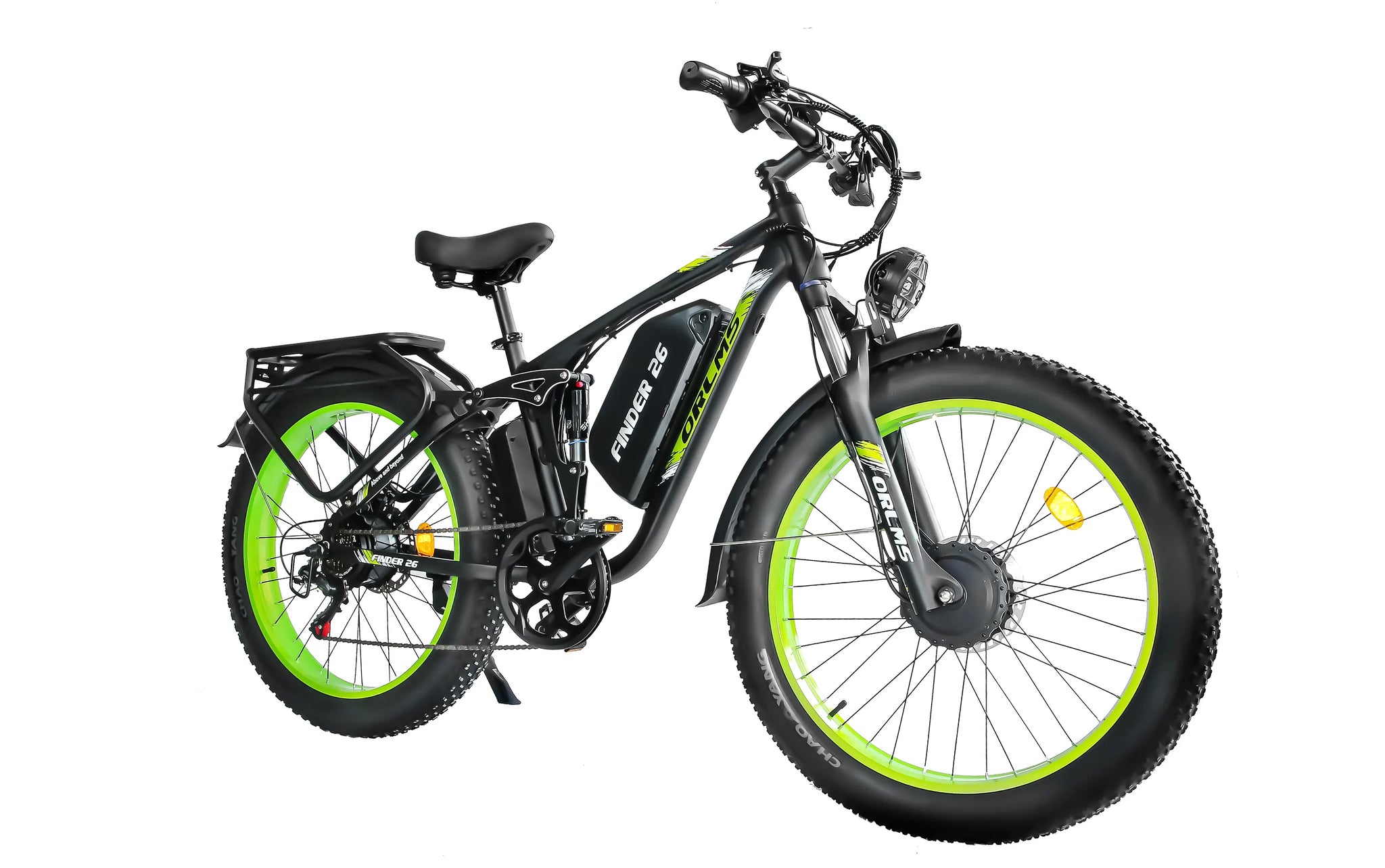 Finder 26 Fat Tire Electric Bike – Dual 5000W Motors | 45 MPH, 65-75 Mile Range