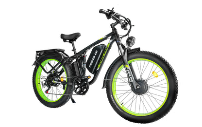 Finder 26 Fat Tire Electric Bike – Dual 5000W Motors | 45 MPH, 65-75 Mile Range