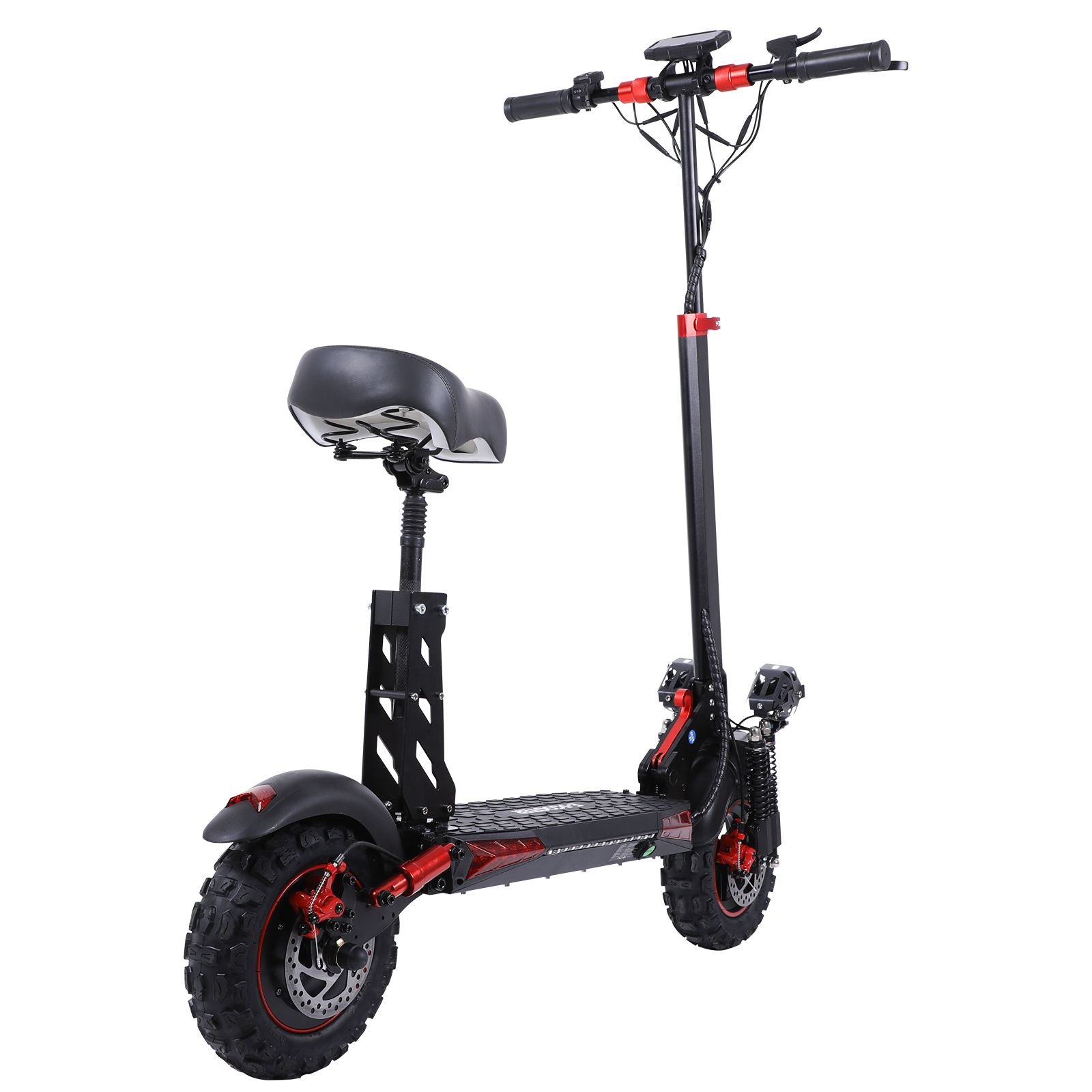 J11 Electric Scooter 1200W Foldable Off-Road eScooter, 48V 18Ah, 33 MPH, 37-Mile Range