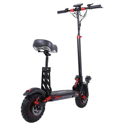 J11 Electric Scooter 1200W Foldable Off-Road eScooter, 48V 18Ah, 33 MPH, 37-Mile Range