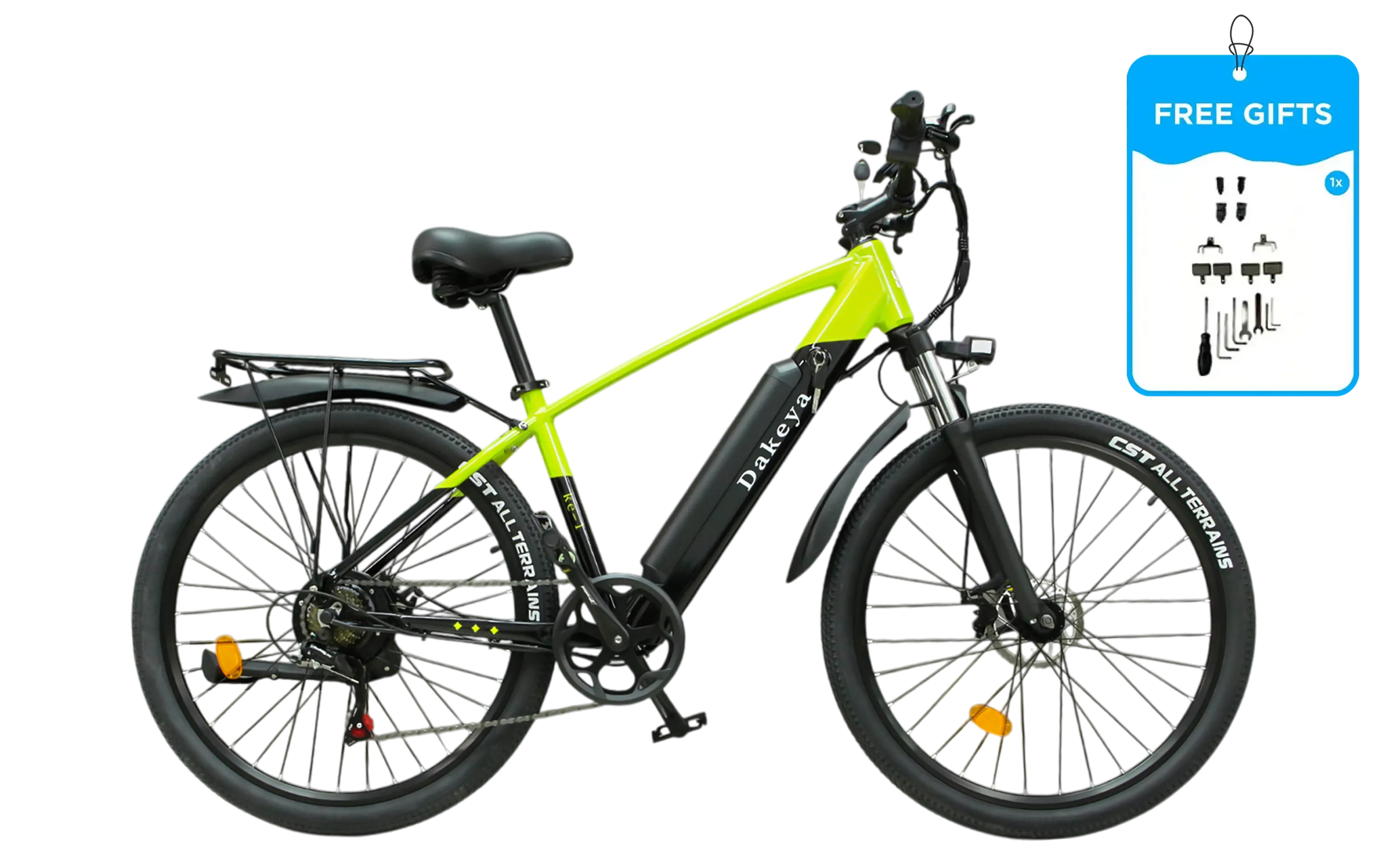 Dakeya KE-1 Electric Bike – 750W Motor | 30 MPH, 35 Mile Range