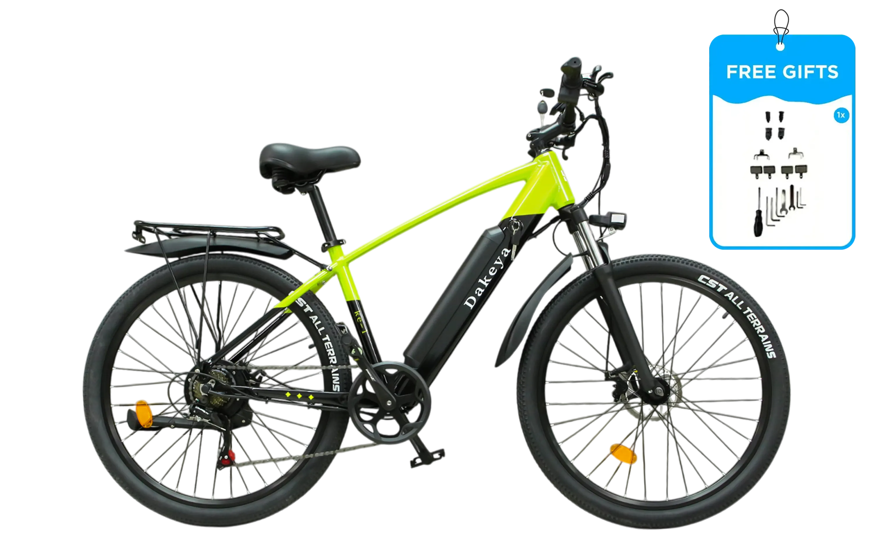 Dakeya KE-1 Electric Bike – 750W Motor | 30 MPH, 35 Mile Range