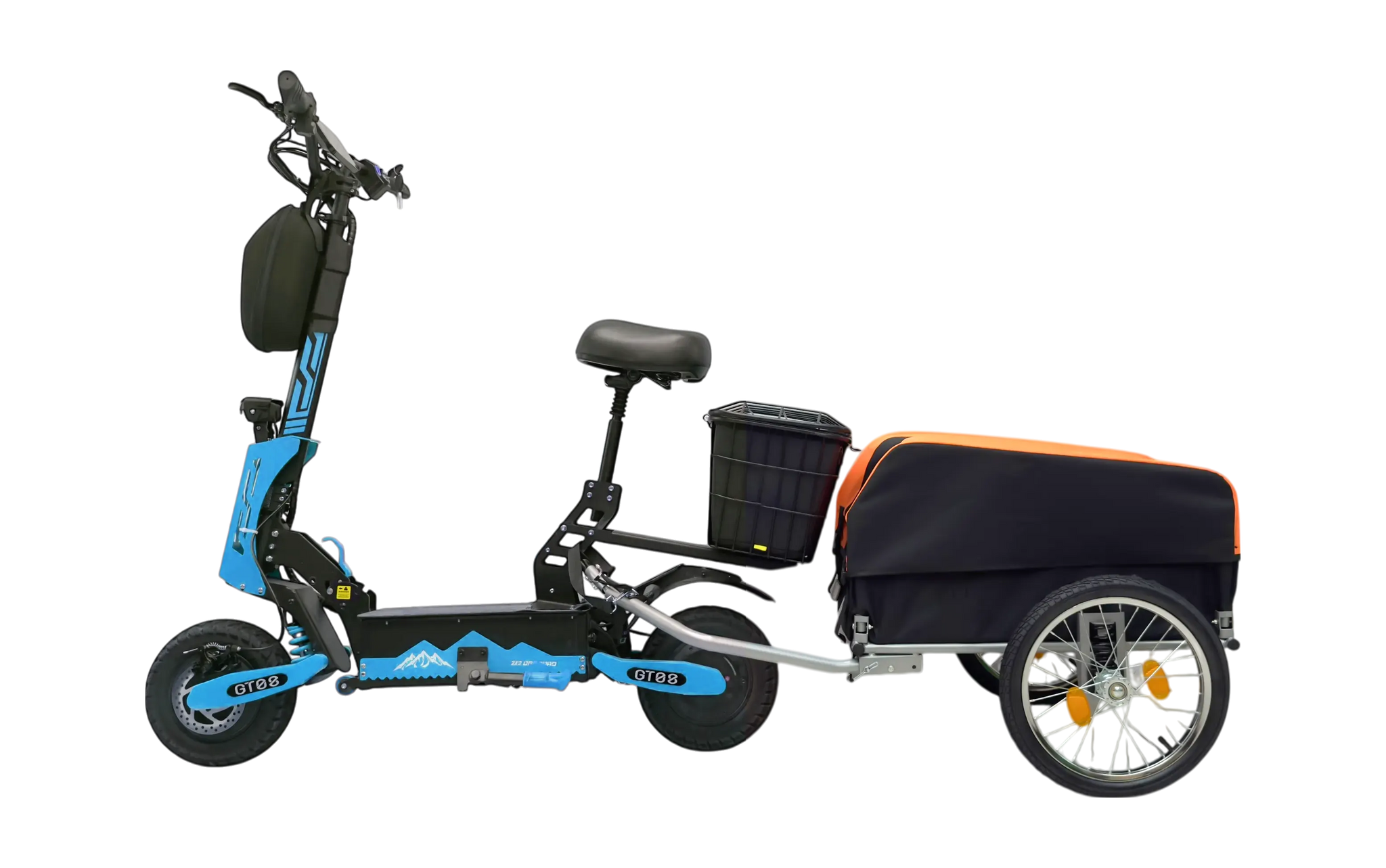 GT08 Electric Scooter – Dual 5600W Motor | 50 MPH | 60V 27Ah Battery | 11” Off-Road Tires | Folding