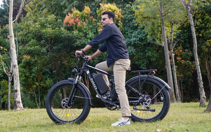 Dakeya Da03 Dual Motor Electric Mountain Bike 5000W - Full Suspension, UL2849 Certified Off-Road Fat Tire