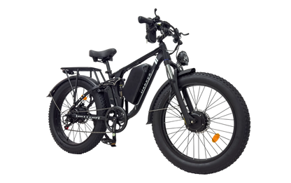 Dakeya Da03 Dual Motor Electric Mountain Bike 5000W - Full Suspension, UL2849 Certified Off-Road Fat Tire