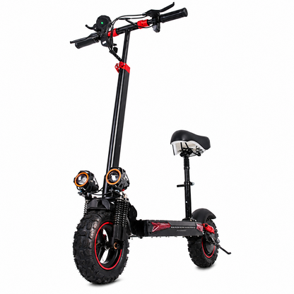 J11 Electric Scooter 1200W Foldable Off-Road eScooter, 48V 18Ah, 33 MPH, 37-Mile Range