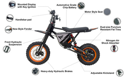 Dakeya 3000W Dirt Electric Bike Y66 – Powered by Freeboy Off-Road eBike