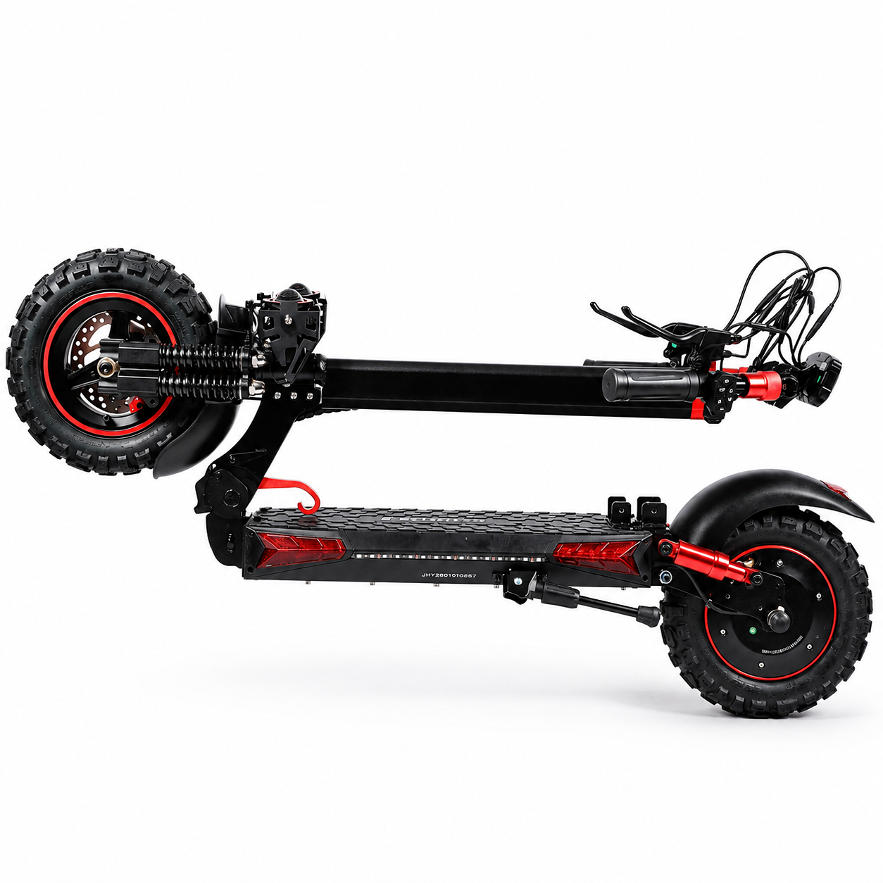 J11 Electric Scooter 1200W Foldable Off-Road eScooter, 48V 18Ah, 33 MPH, 37-Mile Range