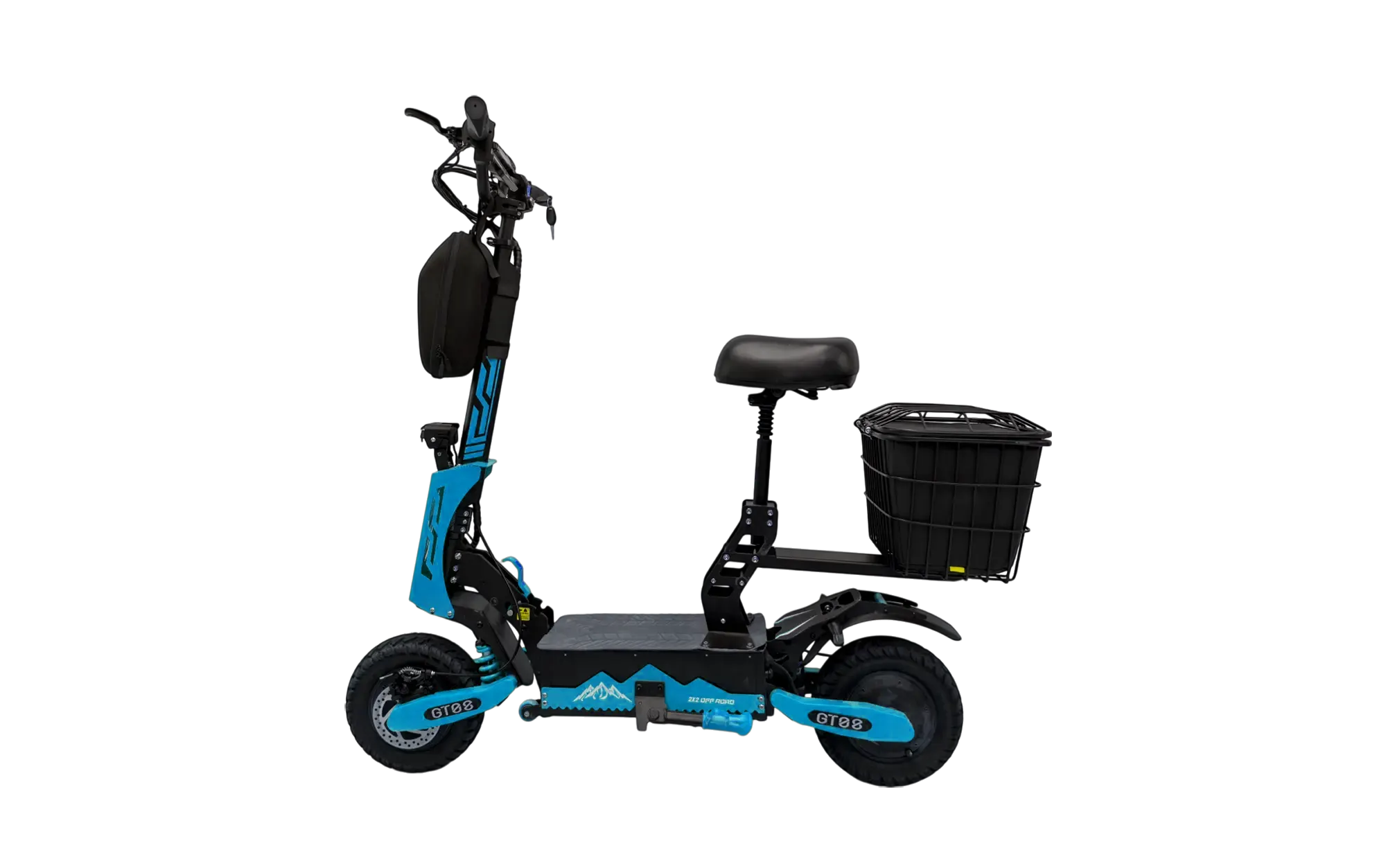 GT08 Electric Scooter – Dual 5600W Motor | 50 MPH | 60V 27Ah Battery | 11” Off-Road Tires | Folding