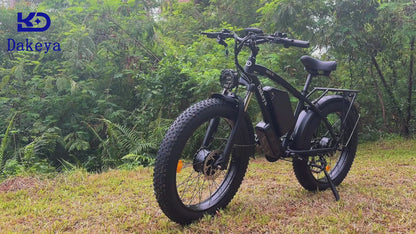 Dakeya NOVA X1 6000W Dual Motor Best Fat Tire eBike Certified to UL2849